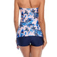 Floral Tie Back Fashion Maternity One-Pieces Swimwear