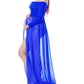 Seindeal Chiffon Draped Off-shoulder Long Sleeve Elegant Maternity Maxi Dress