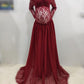 Off Shoulder Bodyocn Long Sleeve Tulle Tutu Babyshower Maternity Maxi Dress