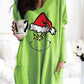 Seindeal Cartoon Christmas Geek Pockets Maternity Pullover Sweatshirt