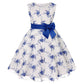 Girls Dress for Wedding Flower Sequin Gown Bowknot for Birthday Music Party 2-10Years