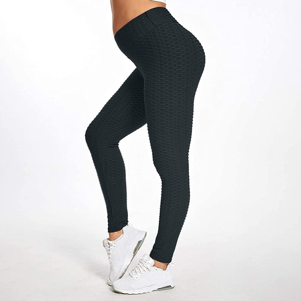 Women Plus Size Butt Lift Maternity Pants Over The Belly High Rised Comfy Stretch TIK Tok Yoga Active Leggings for Pregnancy