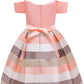 Seindeal Girls Party Dress Elegant Princess Wedding Birthday Flower Bridesmaids Little Kids Formal Frocks Age 2-10 Years