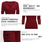 Seindeal Solid Color Bodycon Buttons Slit Work Midi Maternity Sweater Dress Business Attire