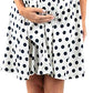 Women's Floral Maternity Wrap Dress Short Length V Neck with Waist Belt