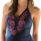 Maternity Swimsuits One Piece Printed Floral Swimwear Modest Pregnancy Bathing Suits Tankini Swimwear