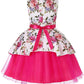 Girls Dresses Flower Girl Wedding Dress Elegant Dresses for Party 2-10Years