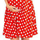 Women's Floral Maternity Wrap Dress Short Length V Neck with Waist Belt