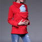 Seindeal Naketano Kangaroo Bag Long Sleeve Multi-Functional Maternity Sweatshirt
