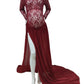 Lace Bodycon Two Piece Maternity For Babyshower Chiffon Maxi Dress