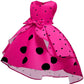 Girls Party Dress Dot Princess Dress for Girls Formal Dresses Elegant Baby Girls Dress Age 0-10 Years