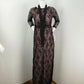 Seindeal Blue Floral Lace Irregular Photoshoot Maxi Maternity Dress Baby Shower Boy