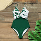 Womens Maternity Swimsuit in The Forest High Waist One Piece Beachwear Swimwear V-Neck Bathing(S-3XL)