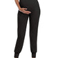 Solid Maternity High Rise Stretch Casual Long Pants