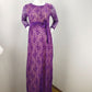 Seindeal Blue Floral Lace Irregular Photoshoot Maxi Maternity Dress Baby Shower Boy