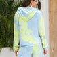 Seindeal Pajama Sets Sweatshirt Tie Dye Drawstring Pants Short Women Fashion