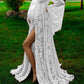 Lace Slit Babyshower Maternity For Wedding Gowns Maxi Dress