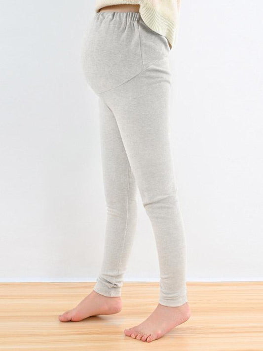 Seindeal Solid High Waisted Maternity Long Legging for Winter