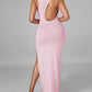 Seindeal Backless Side Slit Hip Club Wear Maxi Maternity Bodycon Dress