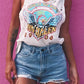 Light Blue Pockets Buttons Ripped High Waisted Fashion Ripped Shorts Women Jeans Hotpants