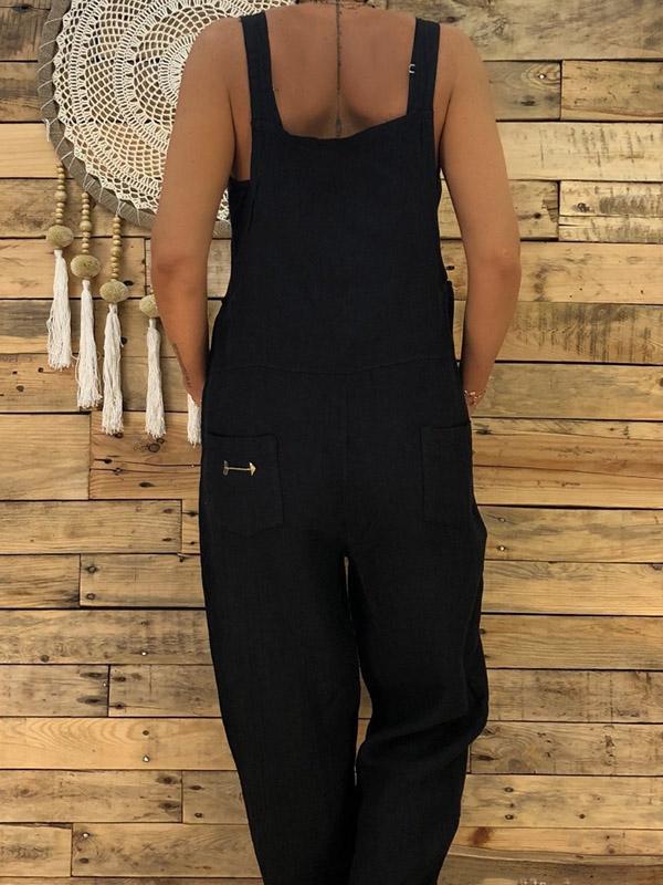 Oversize casual bib women overalls dungarees