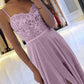 Seindeal   Lace Spaghetti Straps Backless V-Neck Slit Elegant Maxi Dress Evening Dress Engagement Dresses