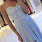 Seindeal   Lace Spaghetti Straps Backless V-Neck Slit Elegant Maxi Dress Evening Dress Engagement Dresses