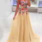 Floral Pleated V-Neck Sleeveless Women's Maxi Dresses Elegant Dress Evening Dress