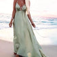 Halter Neck Spaghetti Strap Vacation Bohemian Maternity Maxi Dress