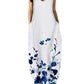 Floral Print Galaxy Print Butterfly Spaghetti Strap Maternity Honey Girl Maxi Dress
