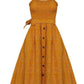 Polka Dot Print Belt Buttons Maternity For Babyshower Beach Adjust Waist Cute Midi Dress