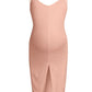 Bodycon Slit Spaghetti Strap Maternity For Babyshower Fashion Midi Dress