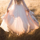 Solid Color Side Slit Draped Long Elastic Waist Maxi Skirt Women Fashion Tulle Skirt