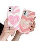 Silicone Phone Case with Heart Barbie Design - Love Soft Phone Cover