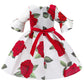 Toddle Girl Flower Dresses Ruffles Layered Floral Formal for Wedding Birthday Pageant Tea Party 2-10Years
