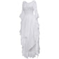 Medieval Bell Sleeve Vintage Dress Gothic Evening Dress Dance Drama Costume Princess Dress Halloween