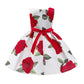 Toddle Girl Flower Dresses Ruffles Layered Floral Formal for Wedding Birthday Pageant Tea Party 2-10Years