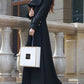 Seindeal Wool Coats Button Down Collar Long Elegant Ladies Fashion