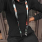 Patchwork Drawstring Pockets Hooded Long Sleeve Women'S Sweatshirt