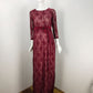 Seindeal Blue Floral Lace Irregular Photoshoot Maxi Maternity Dress Baby Shower Boy
