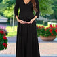 Seindeal Sashes V-neck Maxi Dress Maternity Baby Shower Fall Outfit for Banquet Elegant Party