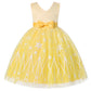 Seindeal Frozen Dress Up for Girls Anna Elsa Gown for 2-10T Pink Blue White Yellow