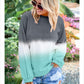 Seindeal Tie Dye Print Plus Size T-Shirt for Women Comfy Round Neck Casual Long