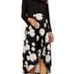 Seindeal Daisy Print Irregular Breast-feeding High-low Nursing Maternity Dress