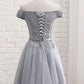 Seindeal Lace Up Off Shoulder Tutu Elegant Maid of Honor Mini Dress Party Dresses Tull Dress Women Fashion