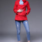 Seindeal Naketano Kangaroo Bag Long Sleeve Multi-Functional Maternity Sweatshirt