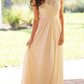 Lace Backless Round Neck Sleeveless Women Maxi Dresses Elegant Dress Evening Dress Ball Gown