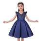 Girls Classical Dresses Sequin Elegant Puff Sleeve Ruffles for Kids Wedding Party Birthday 2-10Years