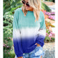 Seindeal Tie Dye Print Plus Size T-Shirt for Women Comfy Round Neck Casual Long